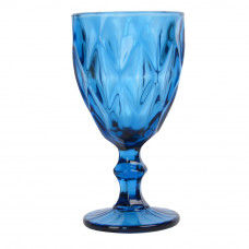 Бокал стекло  "Rhombus" синий VB722