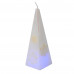 Свеча "CHRISTMAS SNOW" пирамида 70*240 с диодом S1709