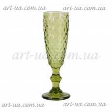 Бокал под шампанское "Elegant" зеленый  VB621