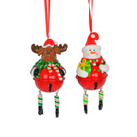 Новогодняя подвеска-бубенчик NG041